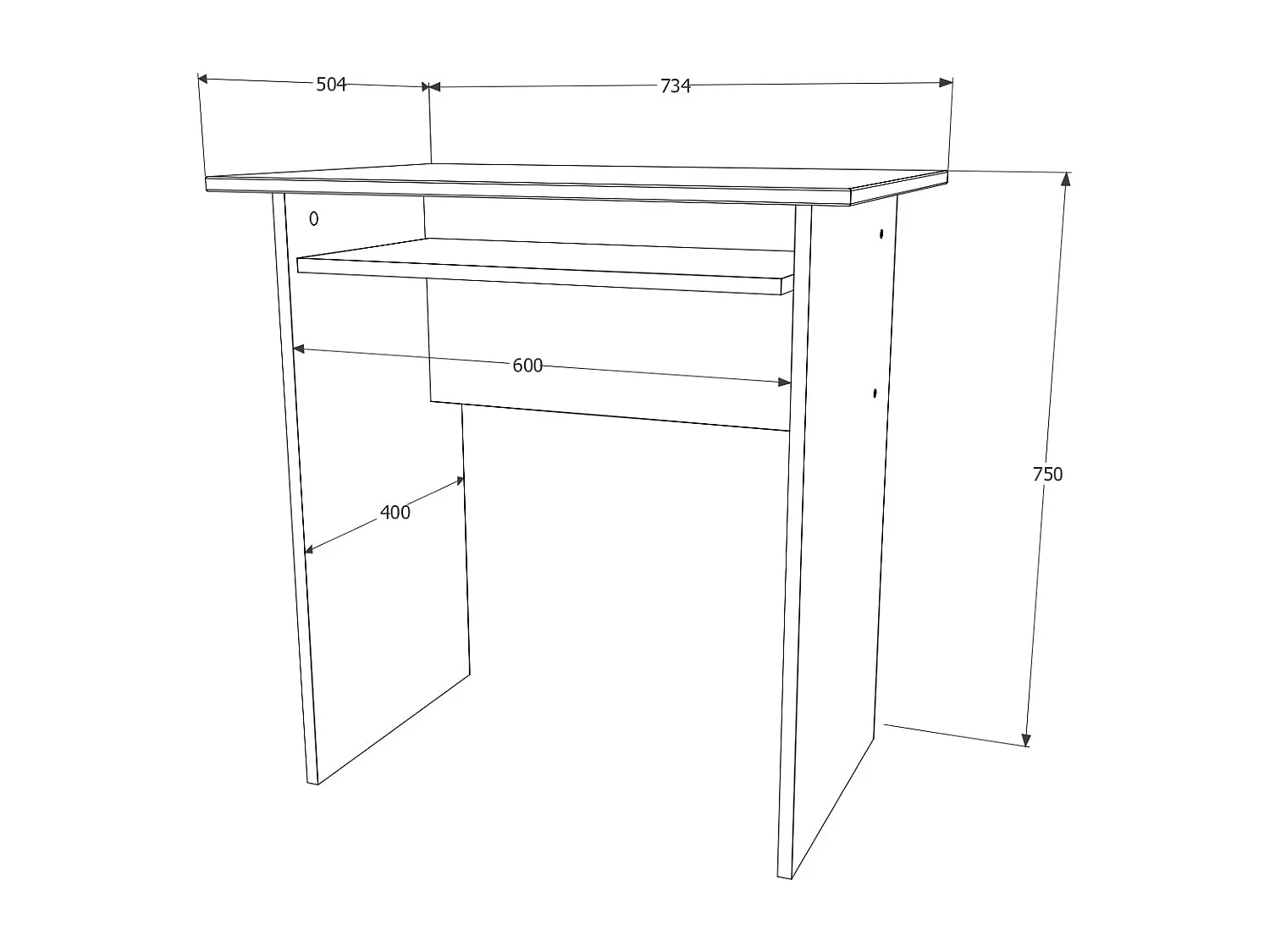 Libreria haaus Flint, 2 ante, Bianco, 70 x 32 x 122 cm