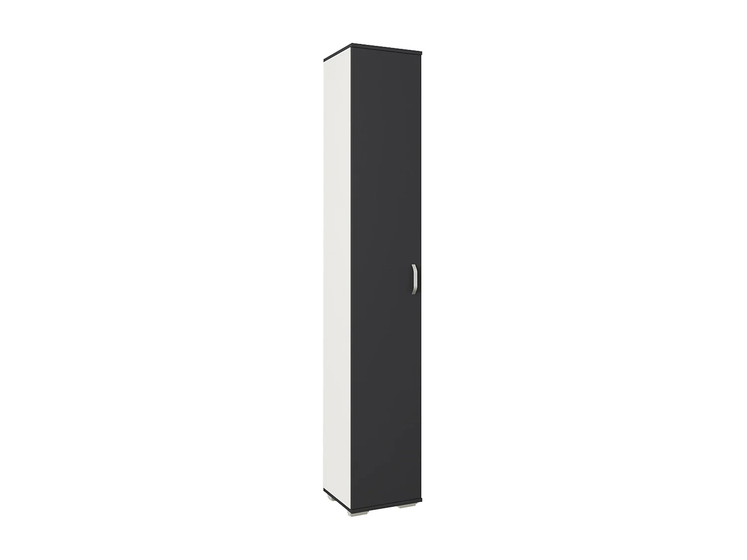 Armoire haaus Como, 1 Porte, Anthracite/Blanc, L 33 x P 35 x H 200 cm