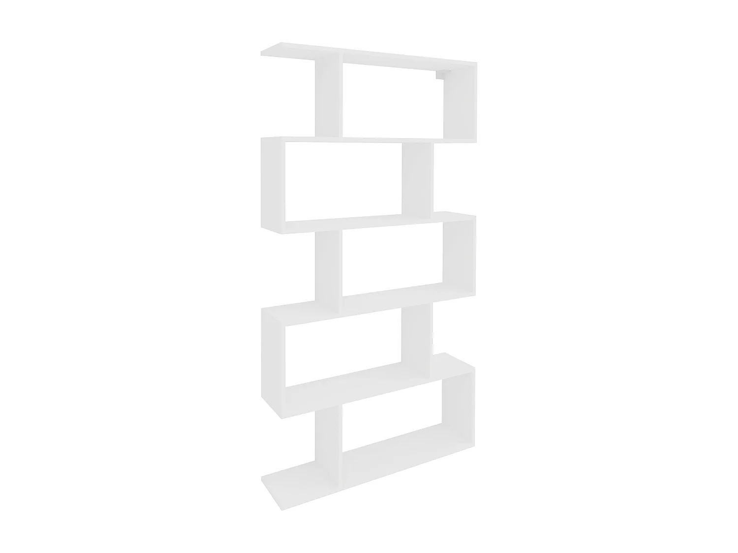 Estante haaus Kimo, 5 compartimentos, Branco, 90 x 20 x 160 cm