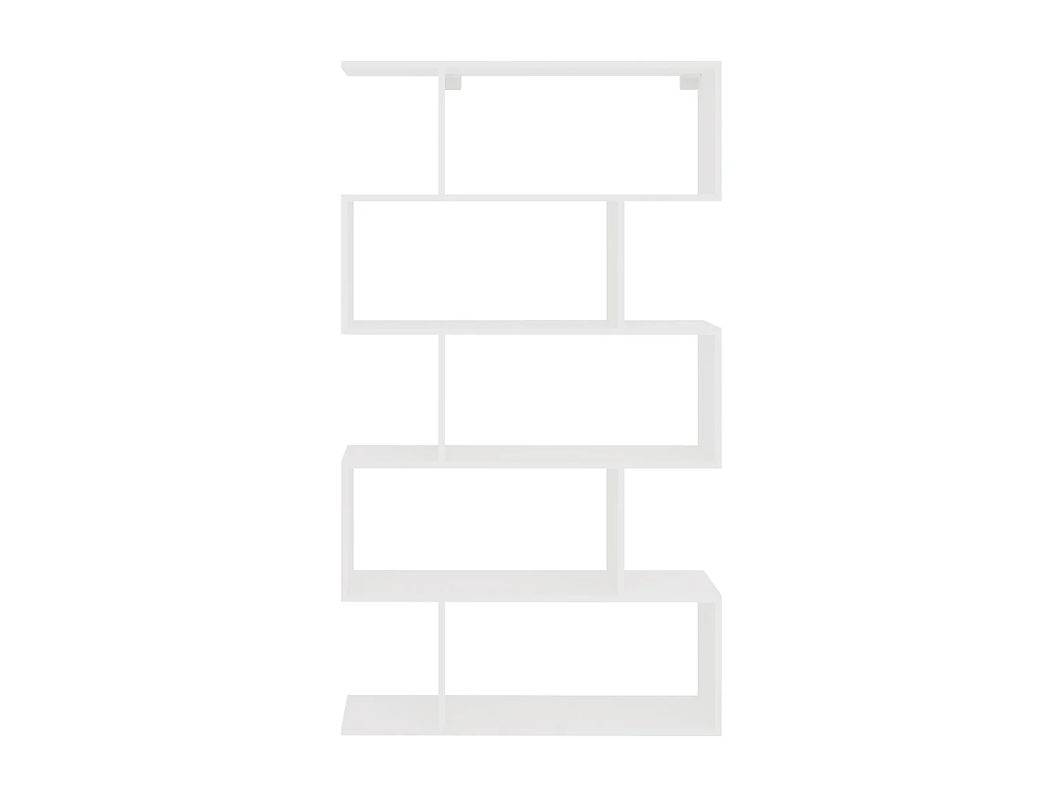 Estante haaus Kimo, 5 compartimentos, Branco, 90 x 20 x 160 cm