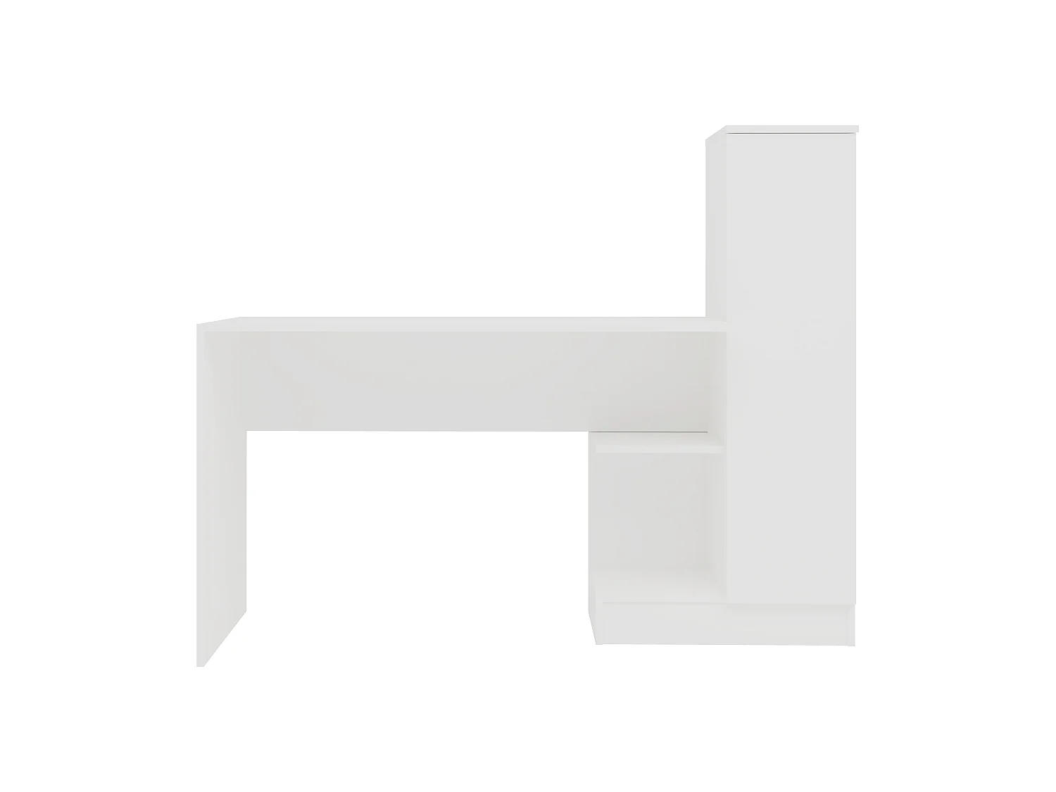 Escritorio haaus Reims, 1 puerta, Blanco, 148 x 45 x 120 cm