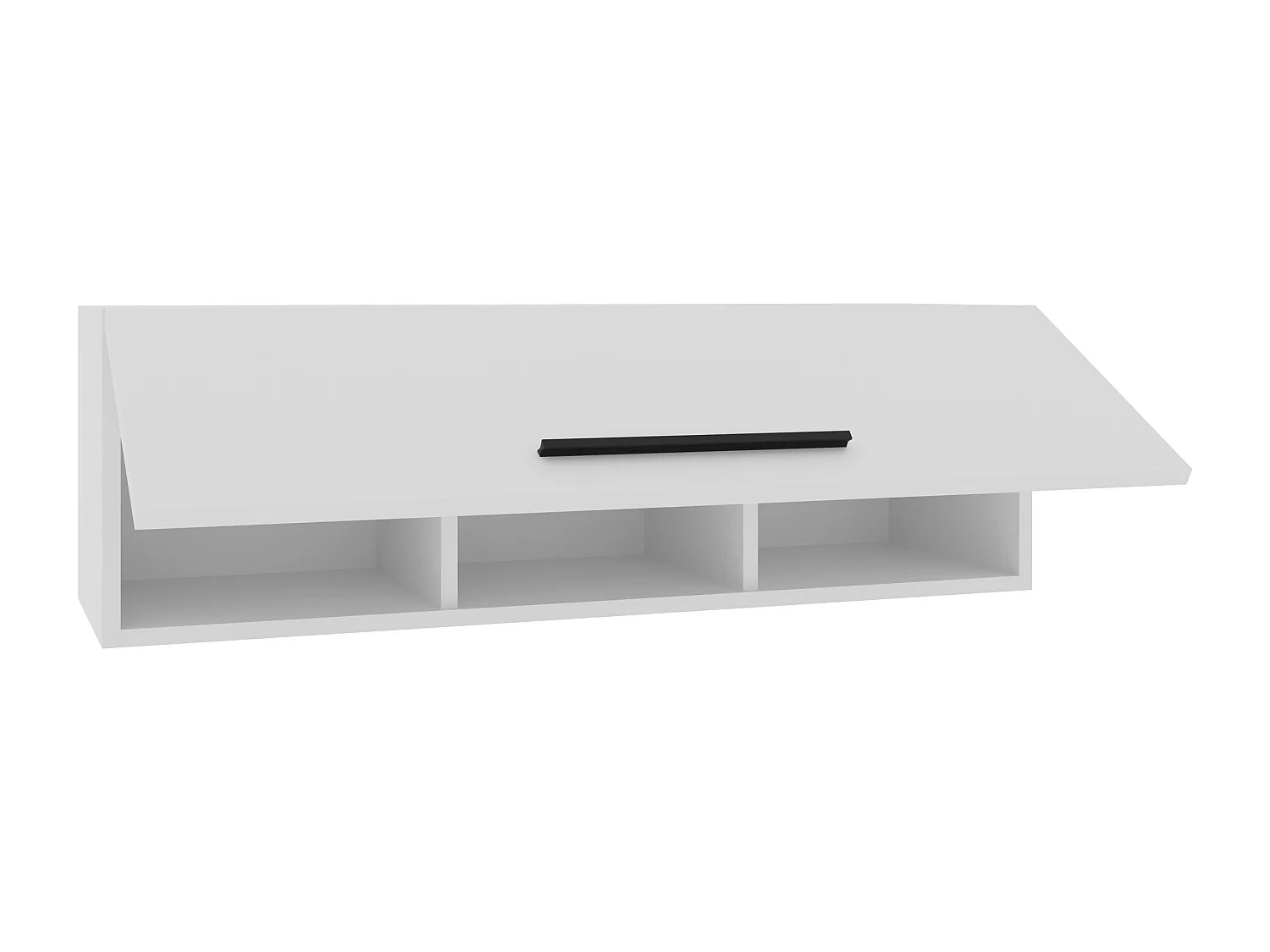 scaffale modulare haaus Kos, 1 Anta, Bianco, 30 x 30 x 95 cm