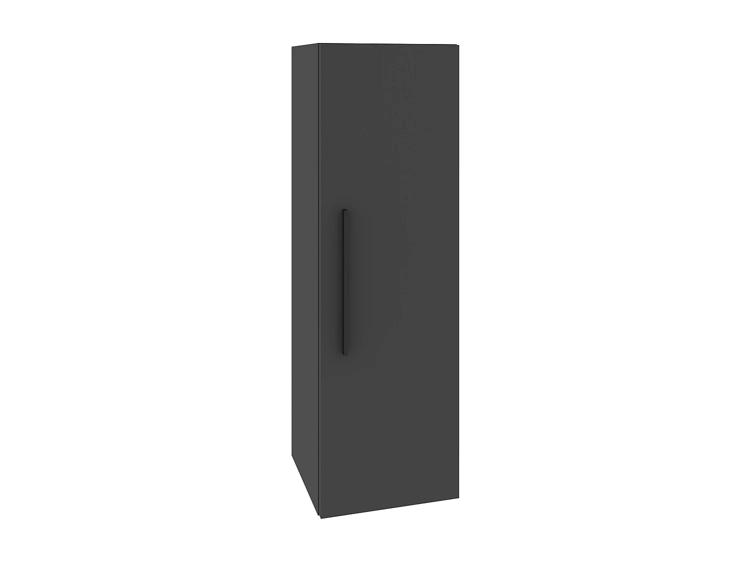Hoge kast Kos, 1 deur, antraciet, 30 x 30 x 95 cm