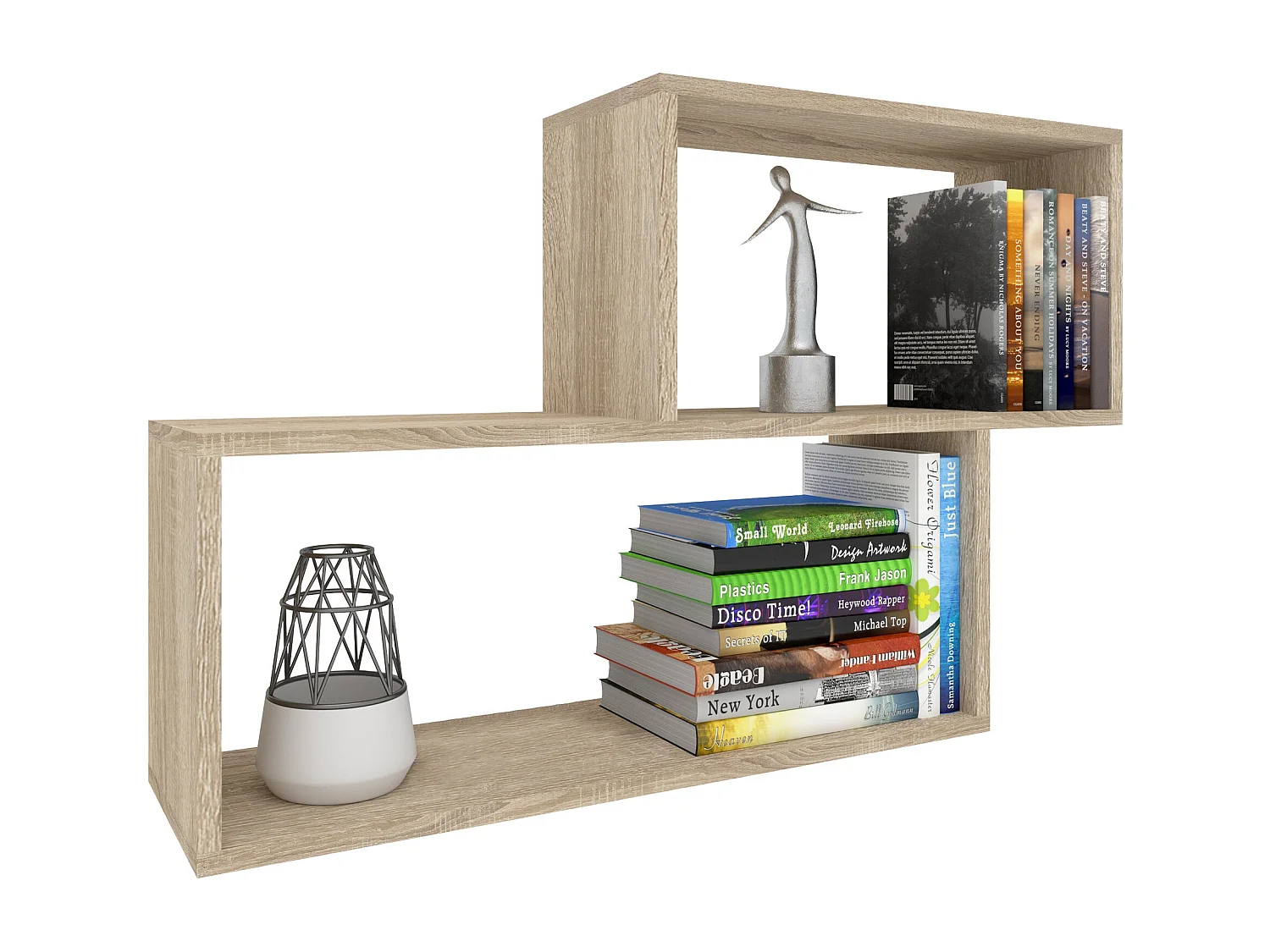 Scaffale haaus Rico V1, rovere Sonoma, L 100 x L 25 x H 65 cm