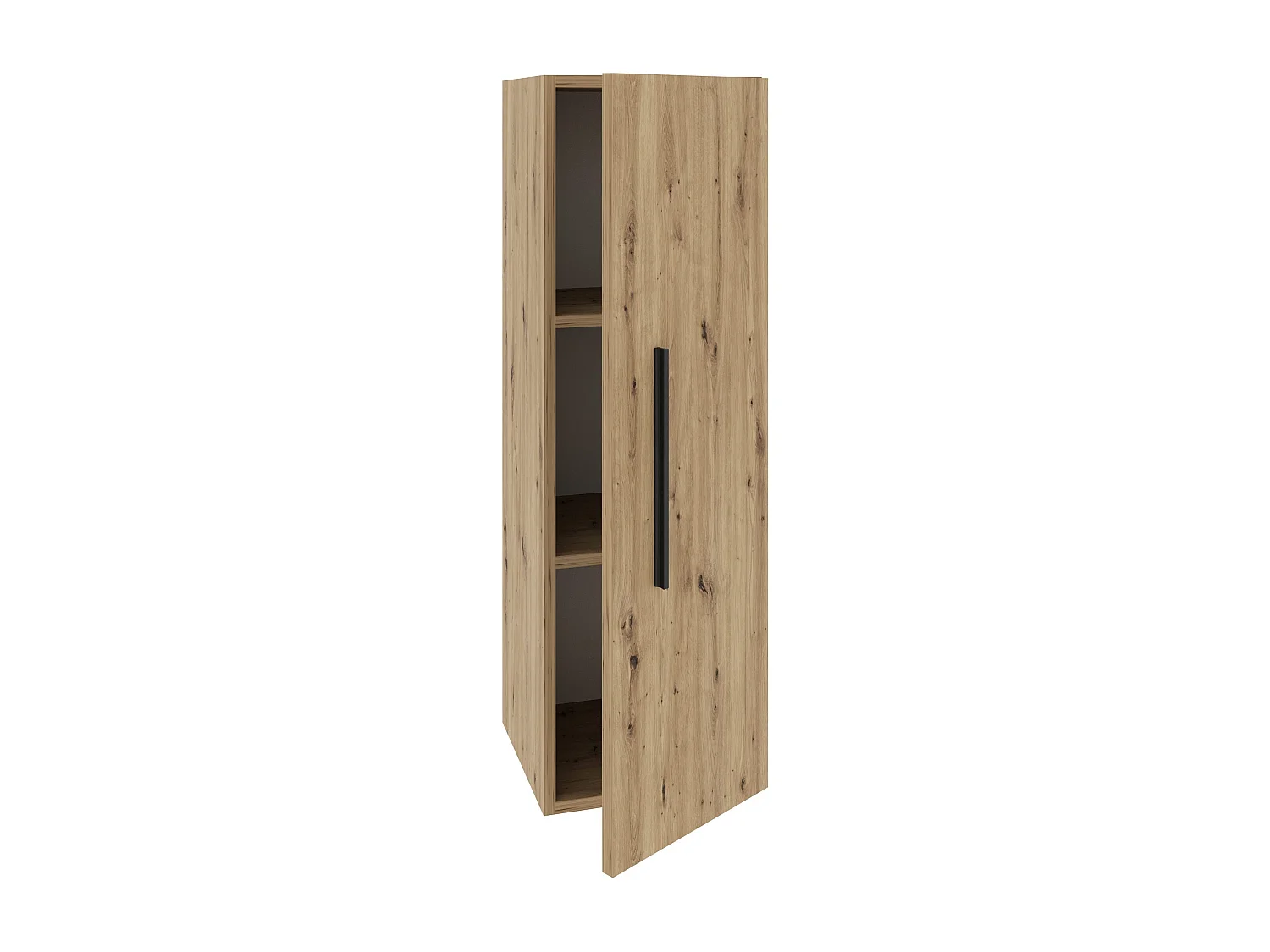 L'étagère modulable haaus Kos, 1 Porte, Chêne Artisan, 30 x 30 x 95 cm