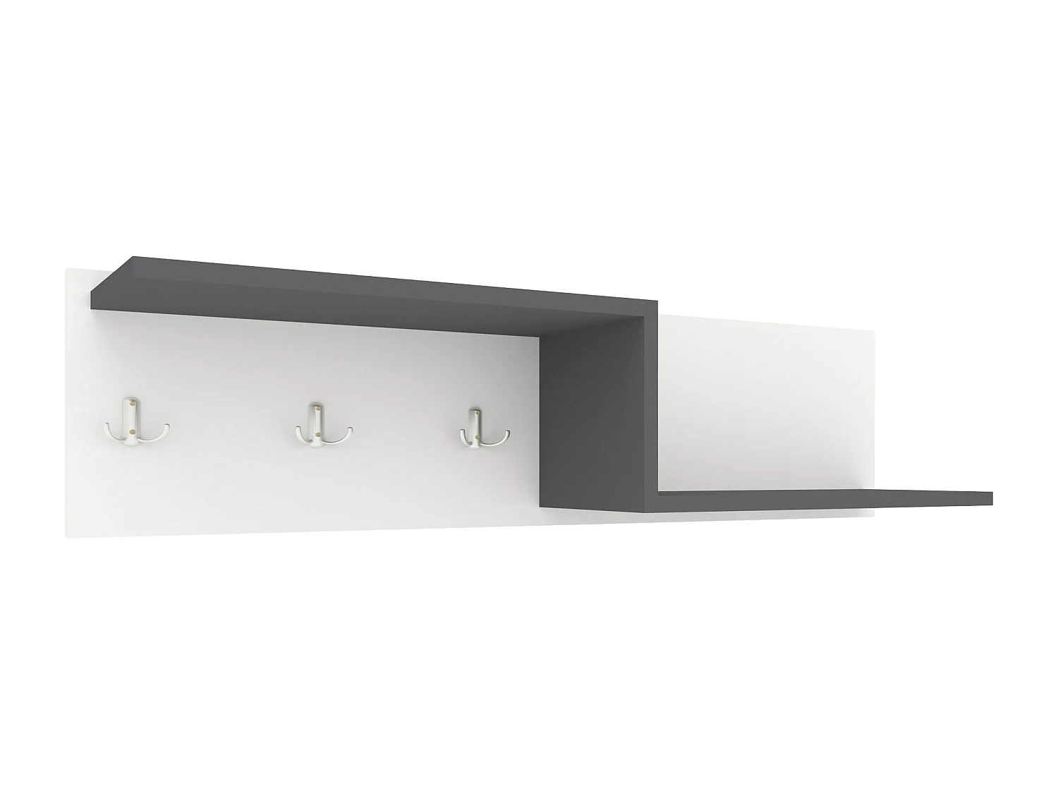 Móveis de casa de banho haaus Zed, Suspenso na parede, 2 portas, com espelho, Branco, 60 x 22 x 72 cm