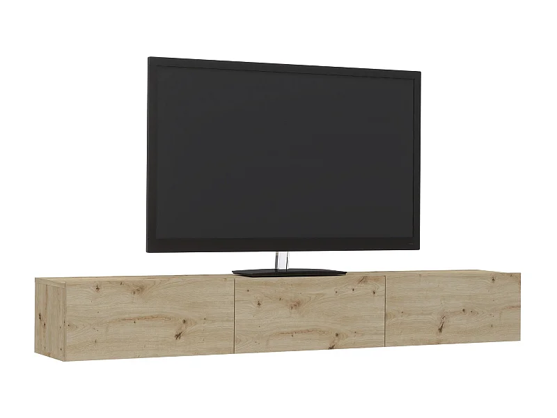 Mueble TV haaus Elba, Roble Artisan, 180 x 30 x 25 cm