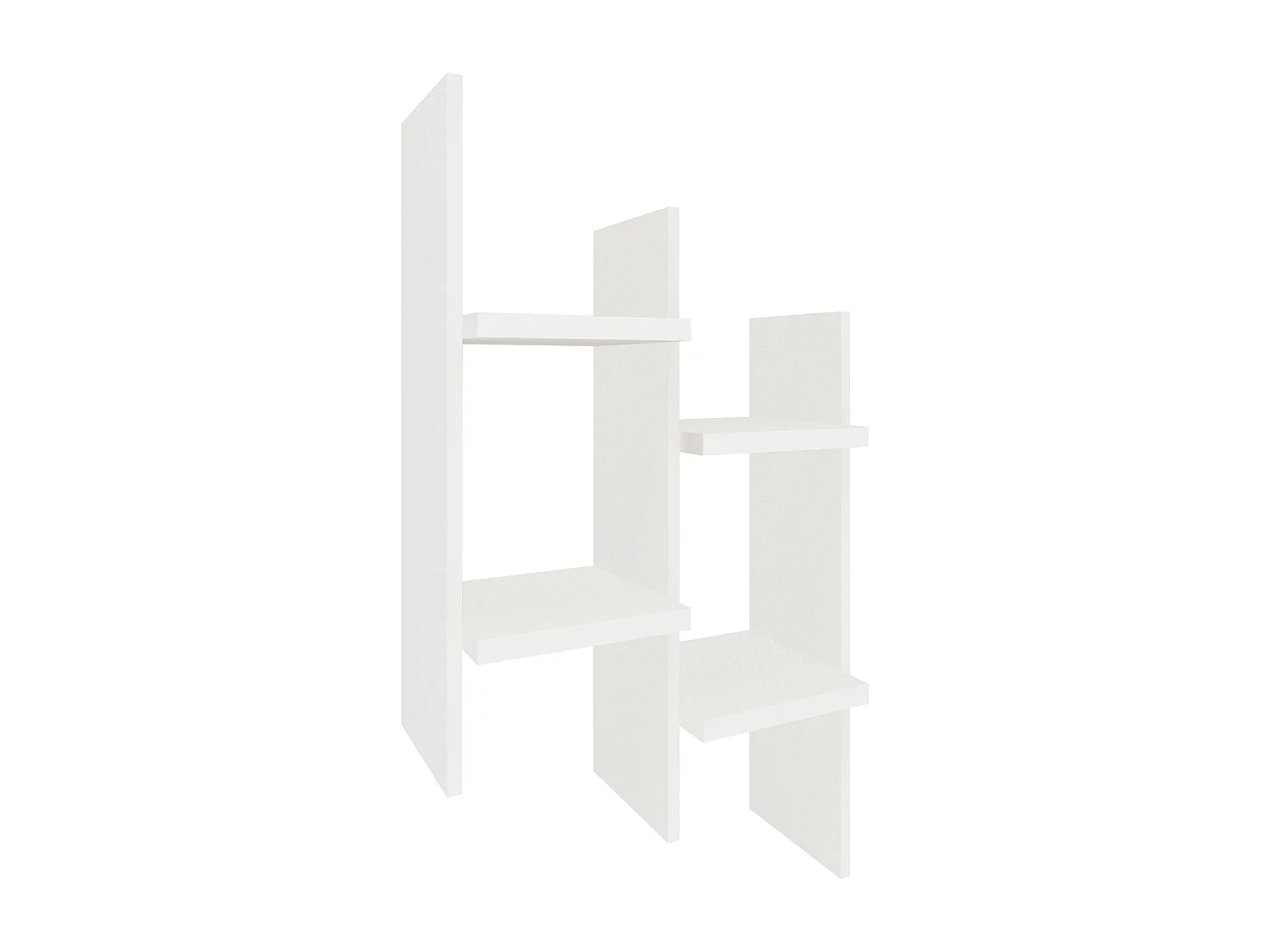 Étagère haaus Zira, Blanc, Panneau Aggloméré 25 mm, 55 x 25 x 98 cm