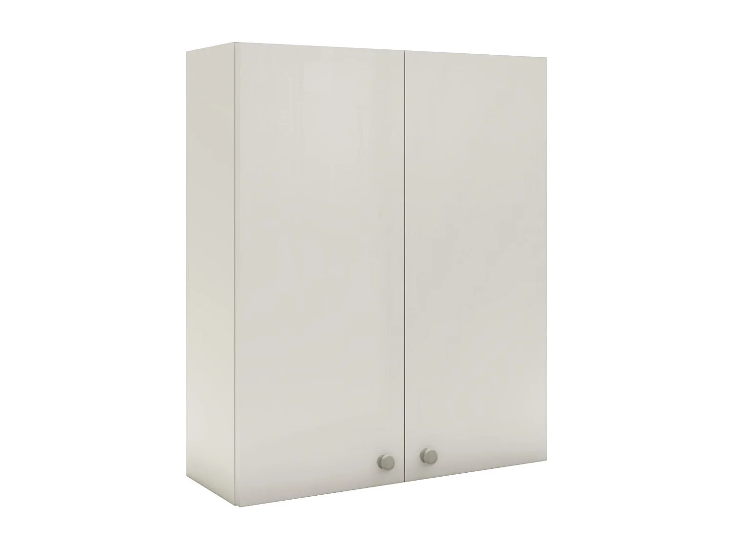 Móveis de casa de banho haaus Zaria, suspenso na parede, 2 portas, Branco/branco brilhante, MDF, C 60 x L 22 x A 72 cm