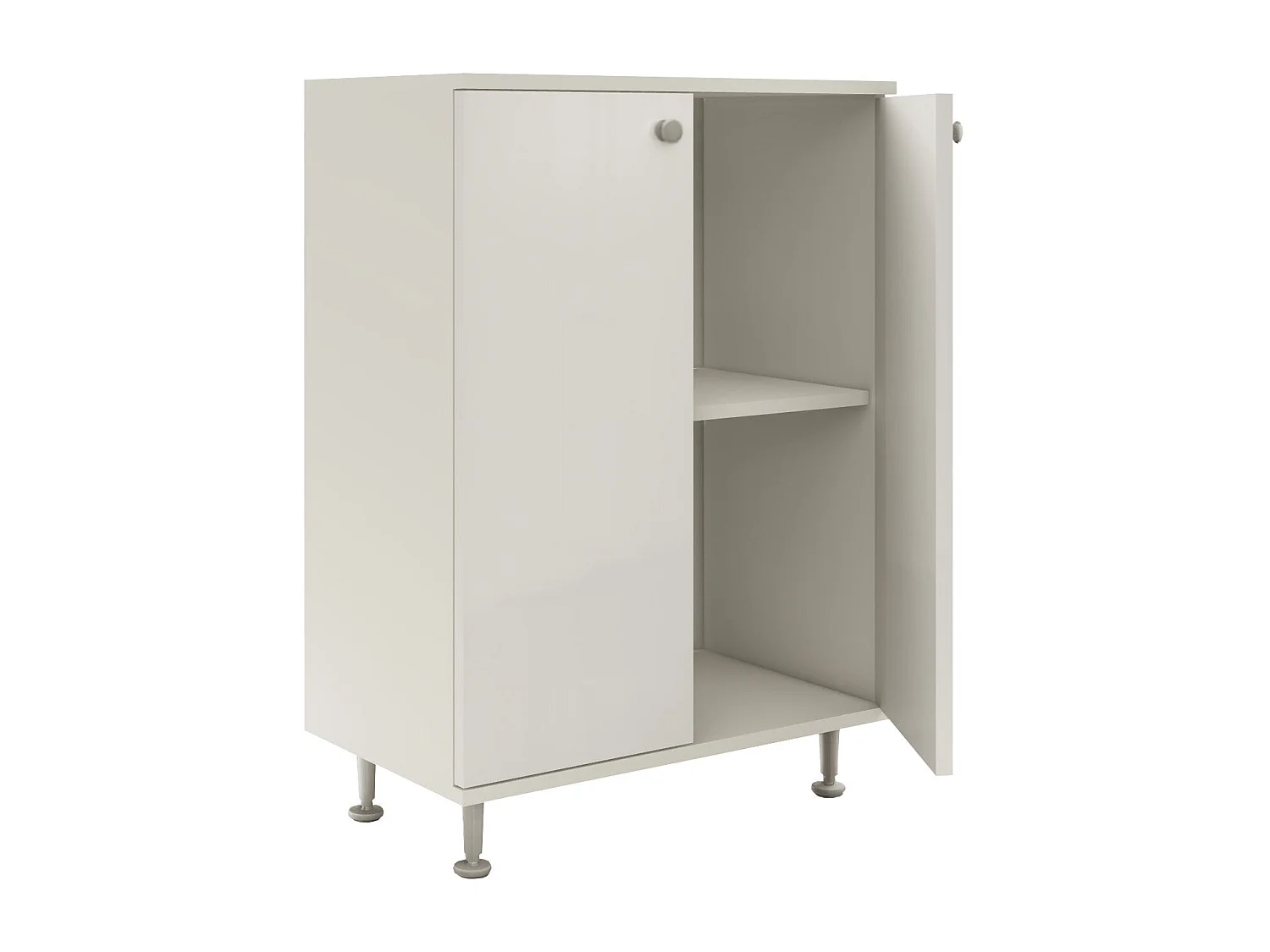 Armadio per lavatrice haaus Fyn, Bianco, 65 x 27 x 190 cm