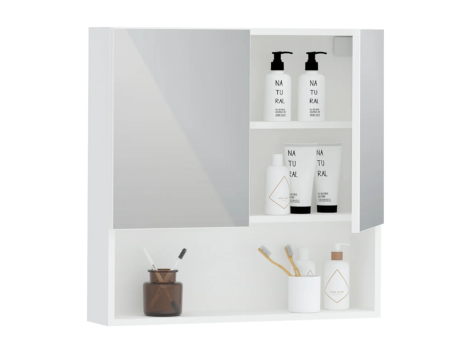 Conjunto recibidor haaus Como V7, Antracita/Blanco, L 165 cm