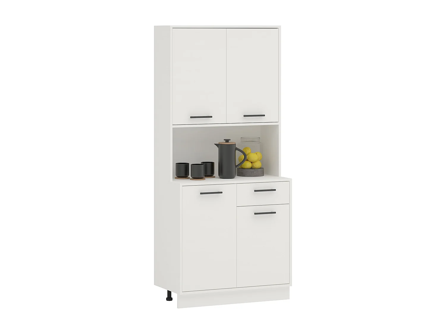 Buffet haaus Oma, Branco, L 84 cm