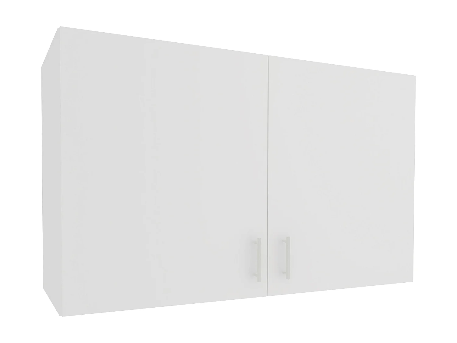Meuble haut haaus Oran, 2 portes, blanc, 100 x 33 x 60 cm