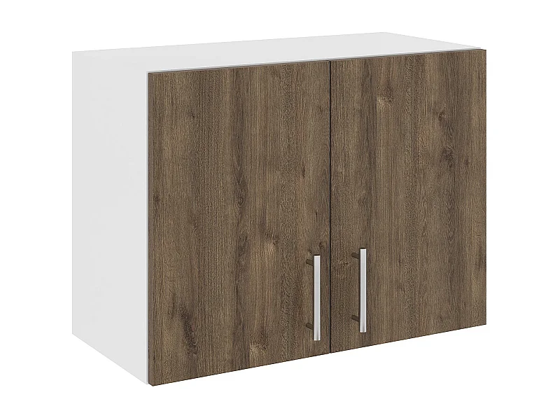 Móvel alto Hotte haaus Karo, Carvalho bronze/branco, 60 x 30 x 45 cm