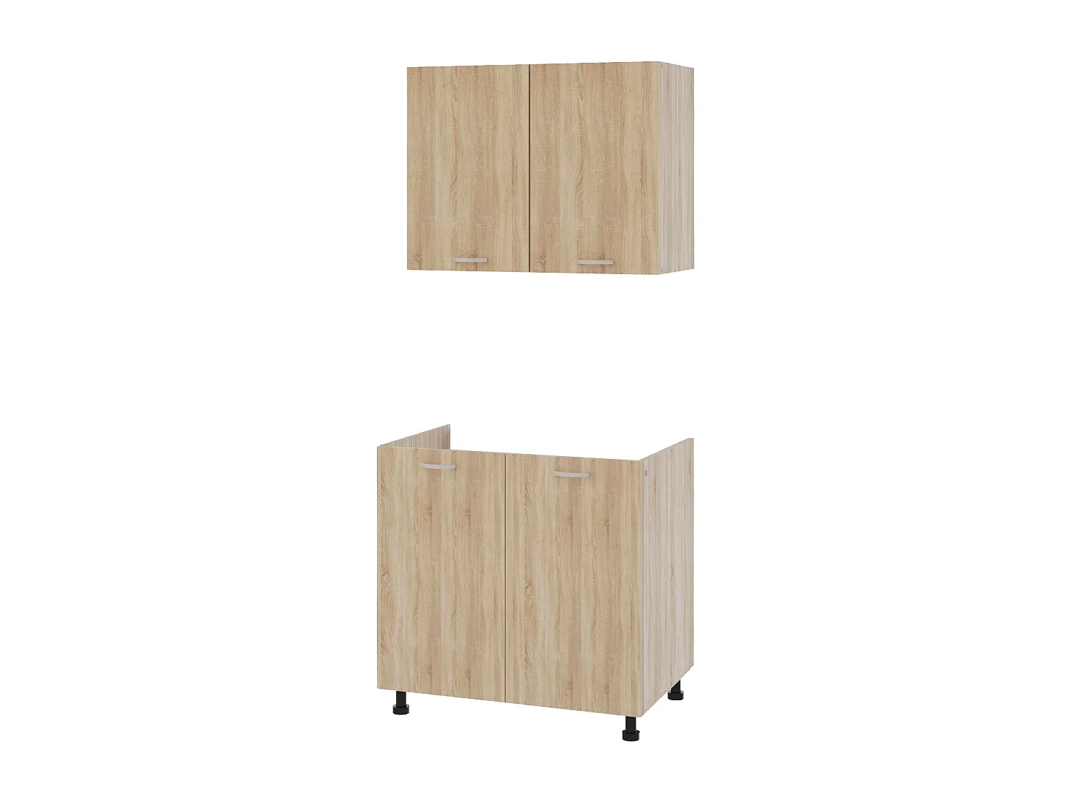 Spülenschrank Toro, Eiche Sonoma, 80 x 50 x 82 cm