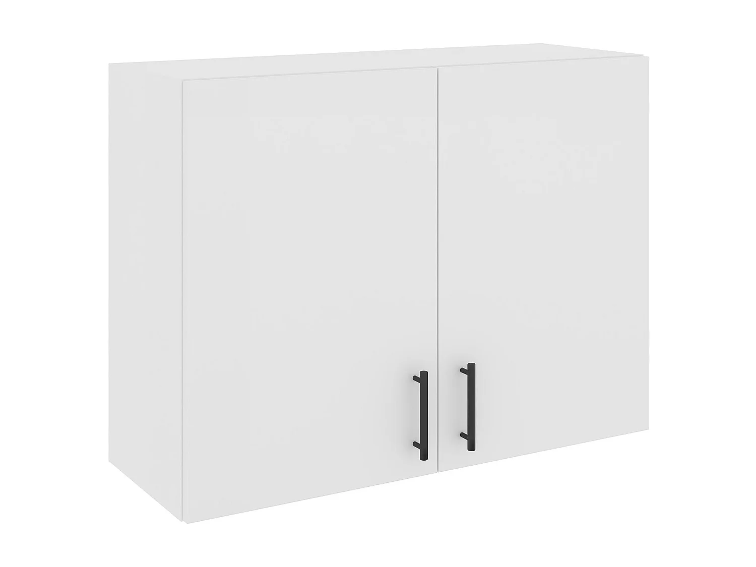 Meuble haut haaus Karo, 2 portes, Blanc, 80 x 30 x 60 cm