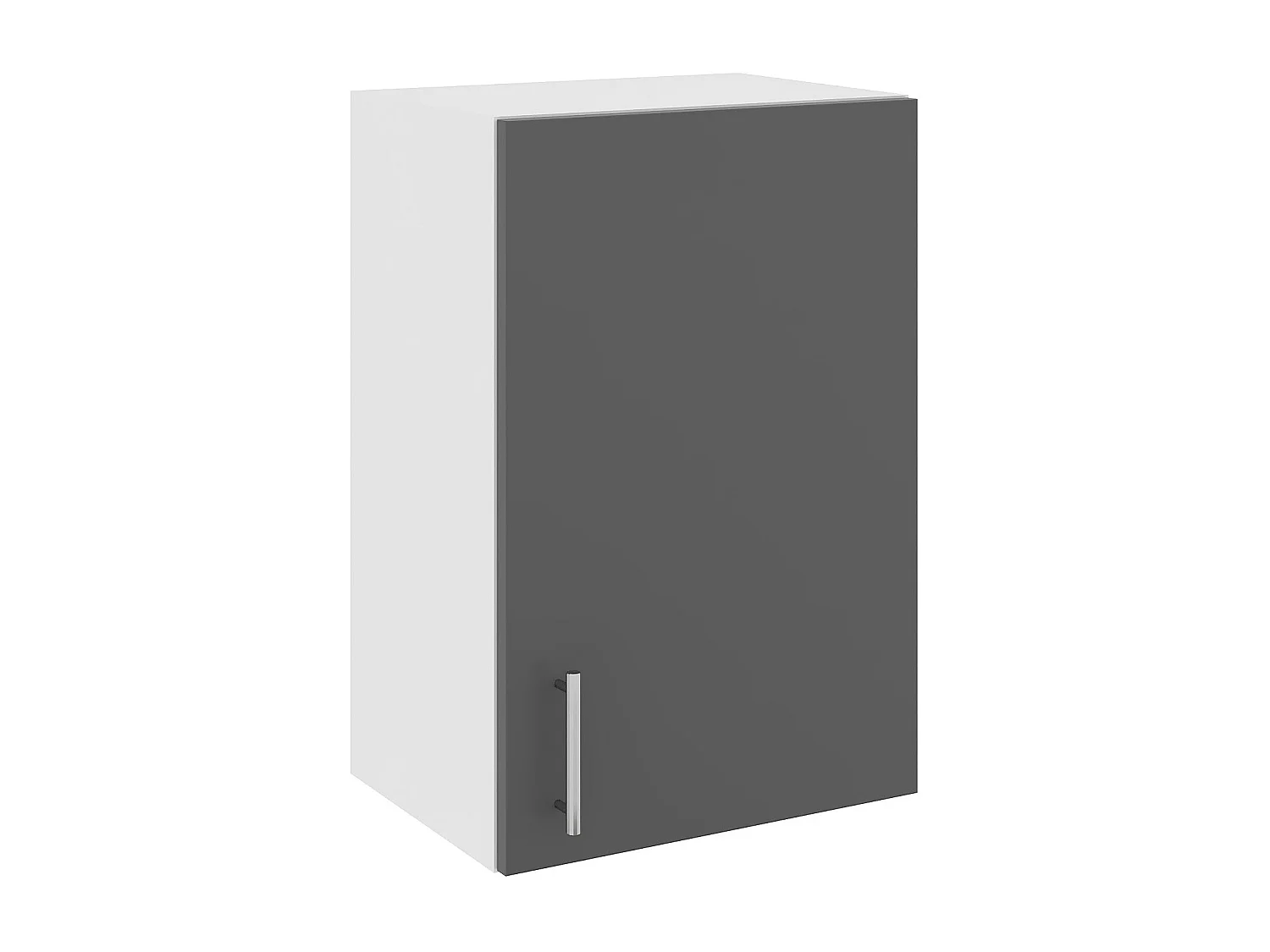 Meuble haut haaus Karo, 1 porte, Anthracite/Blanc, 40 x 30 x 60 cm