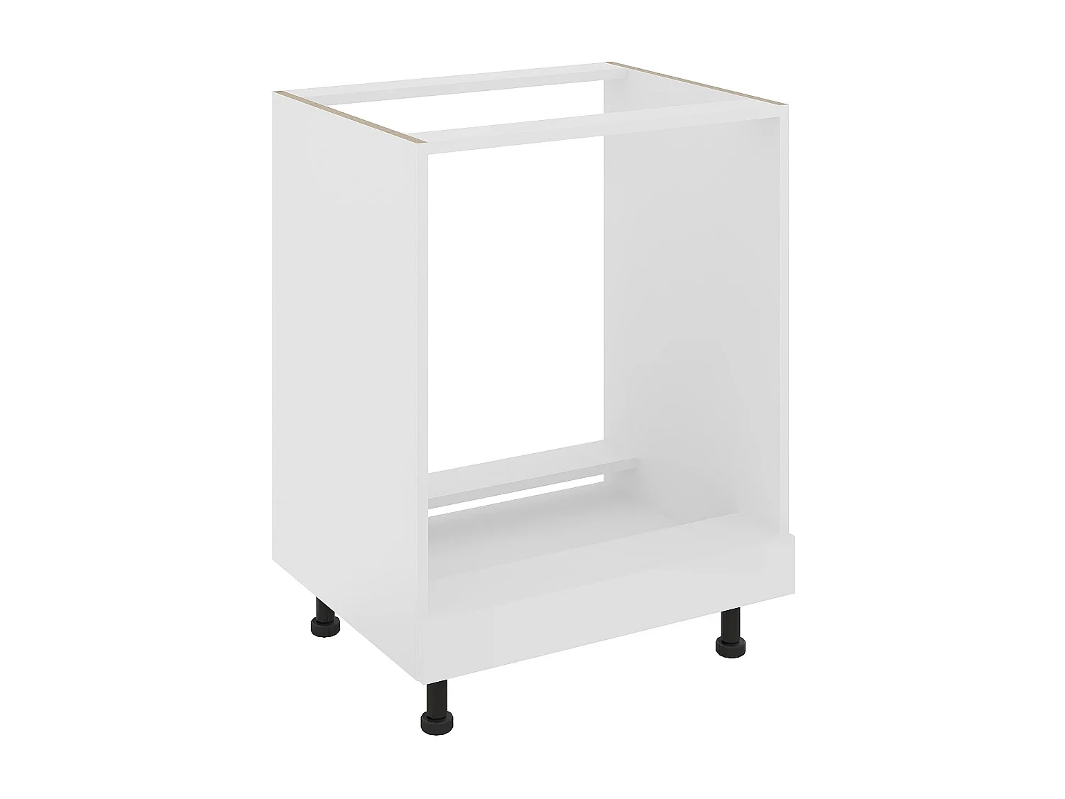 Unidade do forno haaus Karo, branco, 60 x 50 x 80 cm