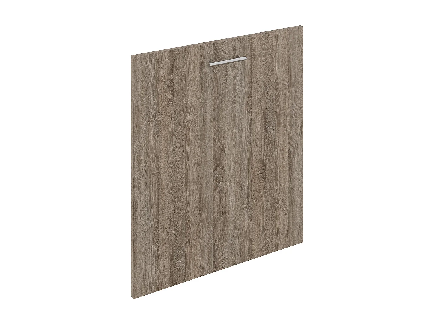 Porte pour lave-vaisselle haaus Karo, Chêne Sonoma Foncé, 60 x 70 cm