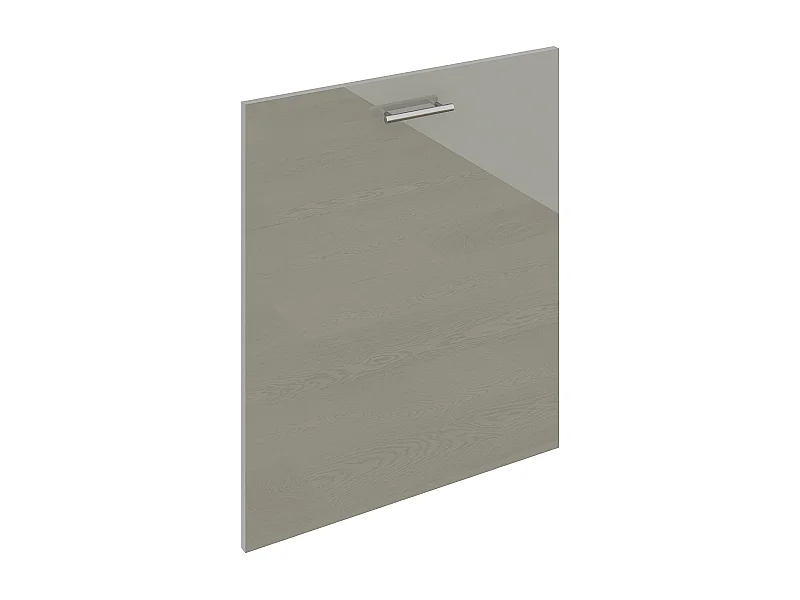 Porte lave-vaisselle haaus Karo, Gris Brillant, MDF, 60 x 70 cm