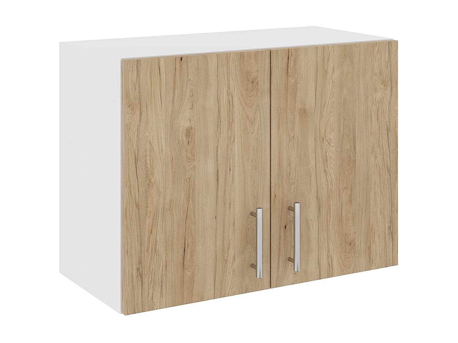 Colonna Hotte haaus Karo, Legno naturale/Bianco, 60 x 30 x 45 cm