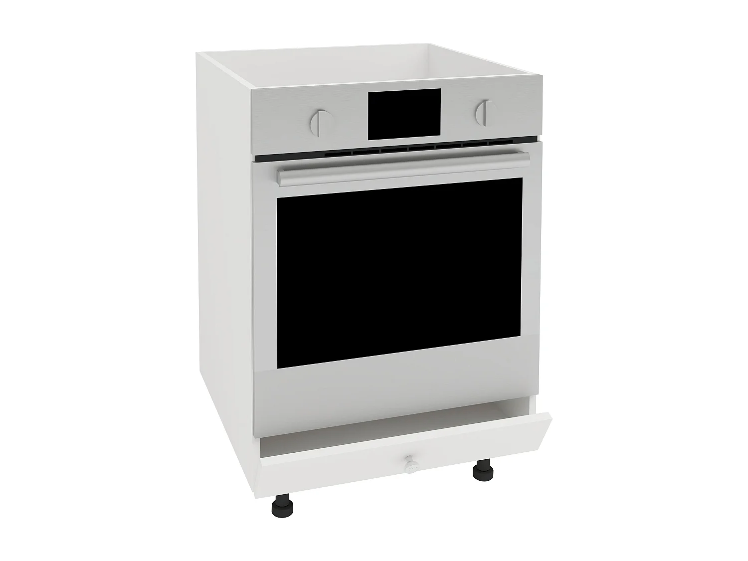 Móvel forno haaus Yukon, branco, 60 x 58 x 87 cm