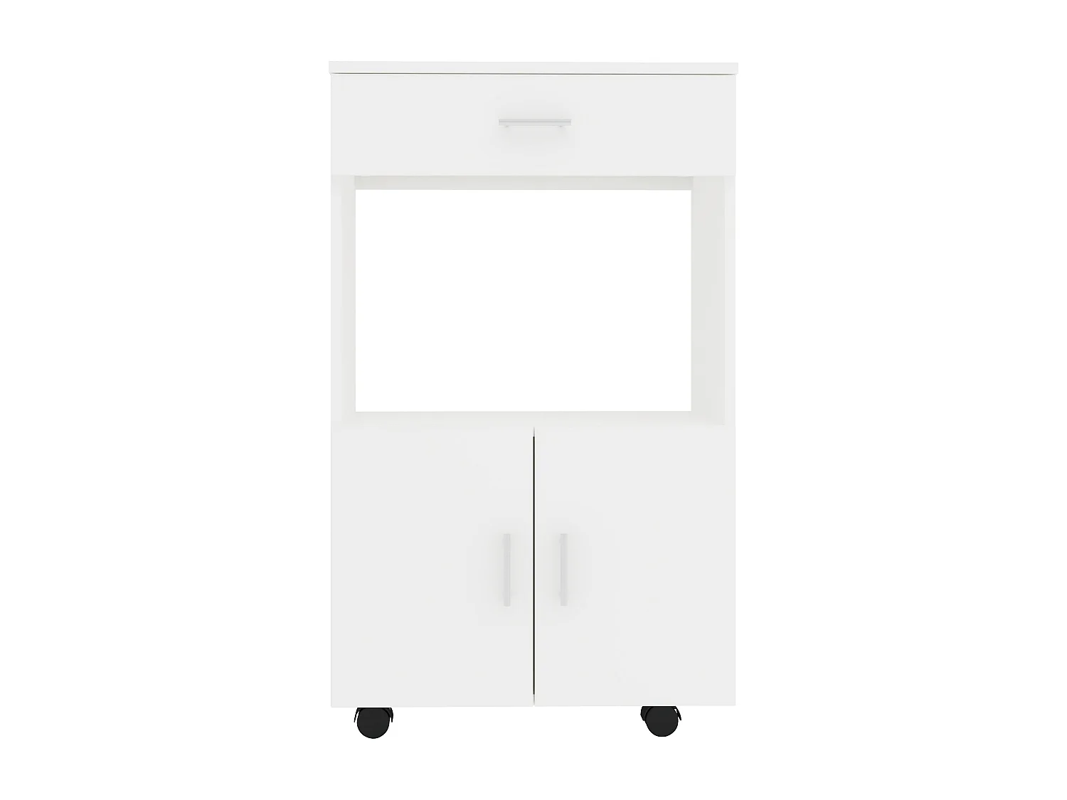 Mueble móvil de cocina haaus  Arno, 1 cajón, 2 puertas, blanco, 60 x 35 x 100 cm