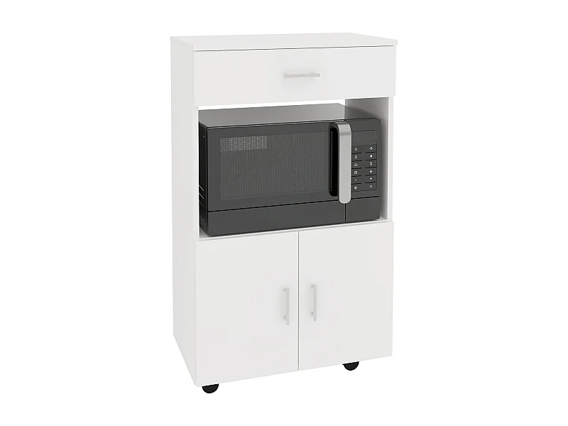 Mueble móvil de cocina haaus  Arno, 1 cajón, 2 puertas, blanco, 60 x 35 x 100 cm