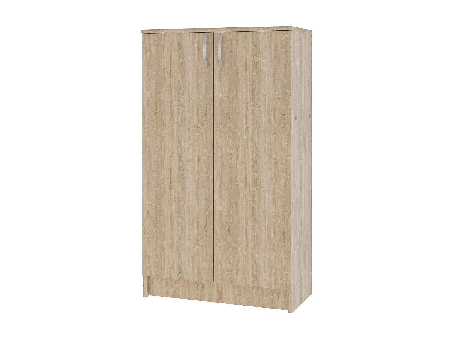 Bibliothèque haaus Flint, 2 portes, Chêne Sonoma, 70 x 32 x 122 cm