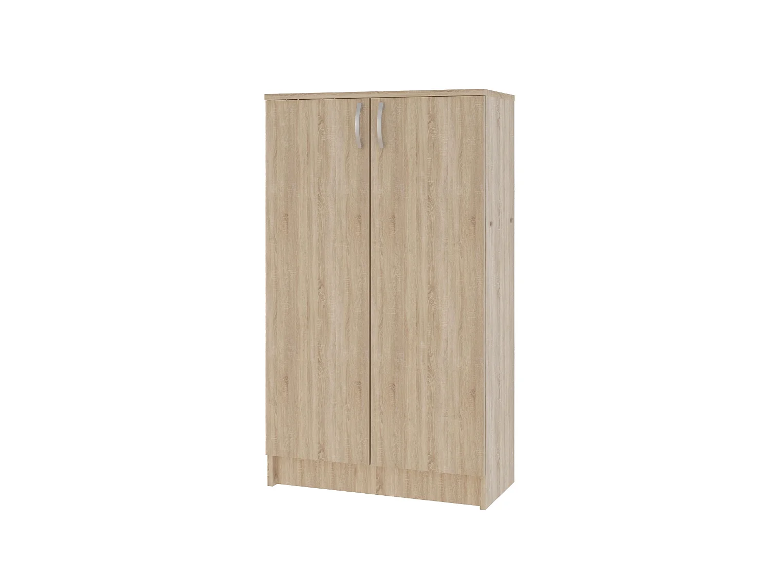 Bibliothèque haaus Flint, 2 portes, Chêne Sonoma, 70 x 32 x 122 cm