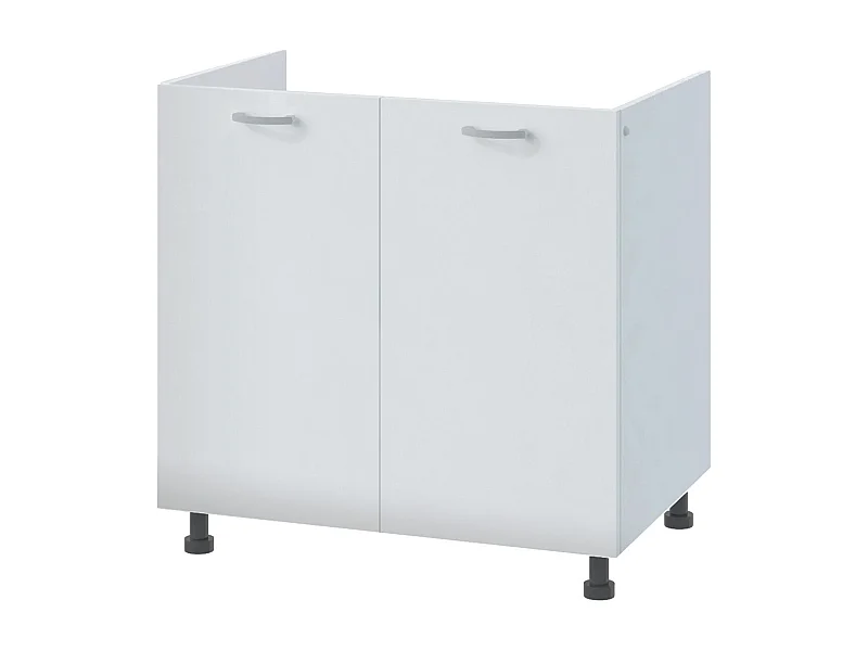 haaus Coperchio di scarico Toro, Bianco, 80 x 50 x 82 cm