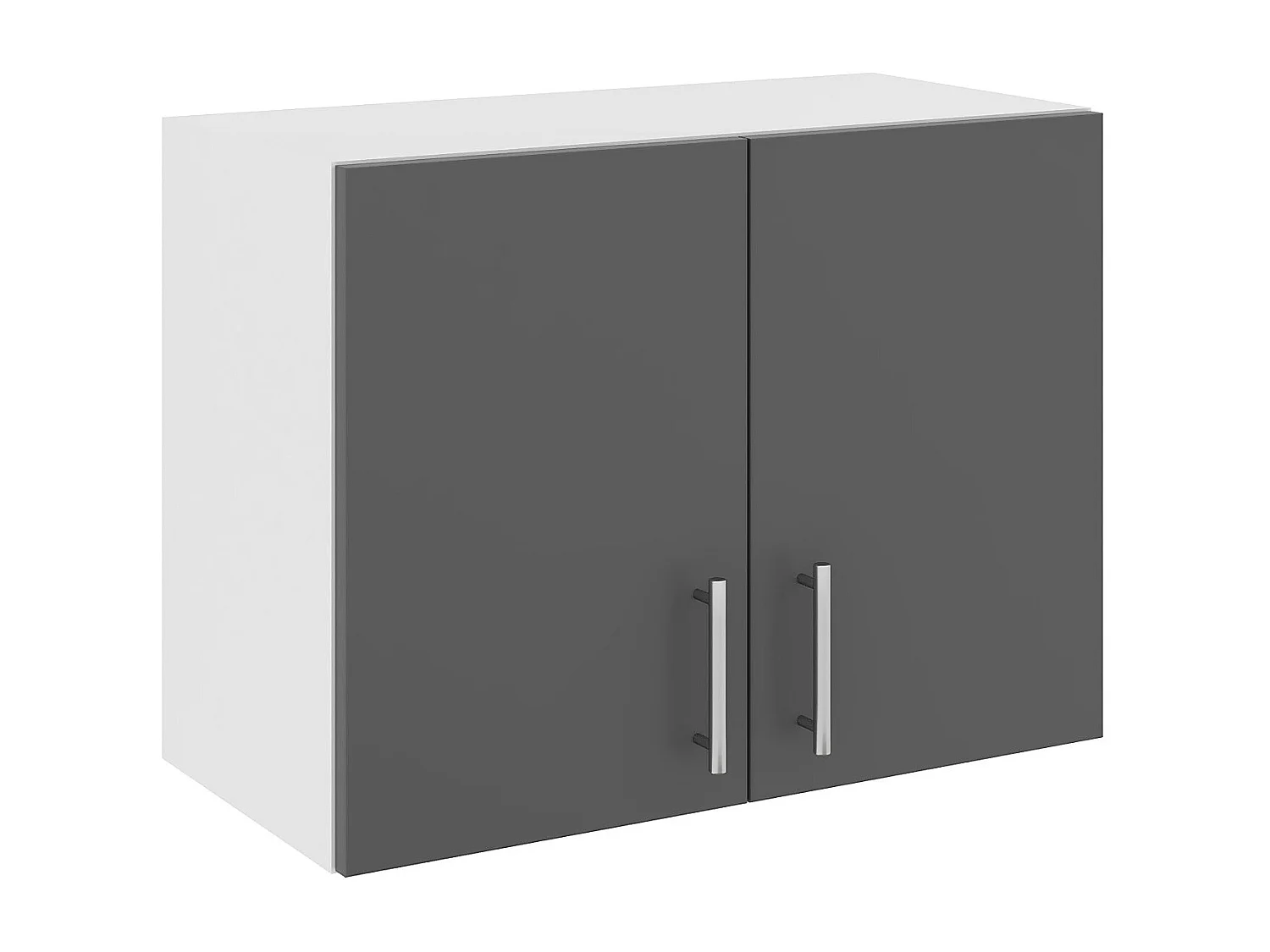 Meuble haut Hotte haaus Karo, Anthracite/Blanc, 60 x 30 x 45 cm