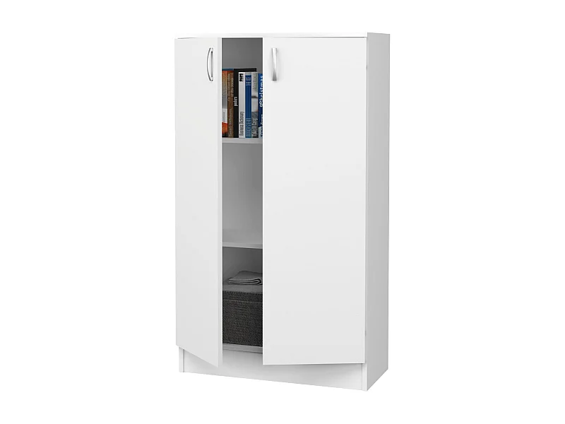 Scarpiera haaus Luton, 2 Ante, Bianco, 62 x 35 x 90 cm