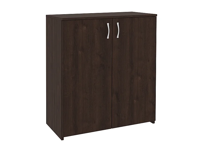 Commode haaus Creta, 2 portes, Chêne bronze, 80 x 42 x 90 cm