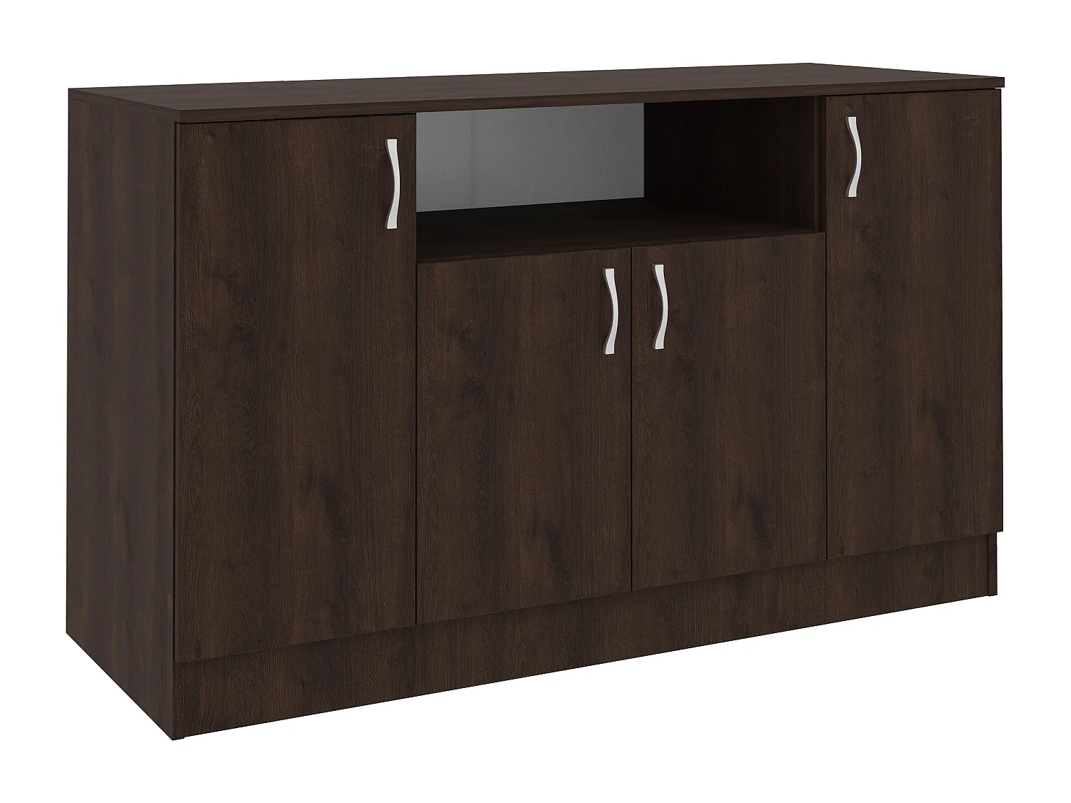 Commode Remi, 4 Deuren, Brons eiken, 135 x 50 x 80 cm