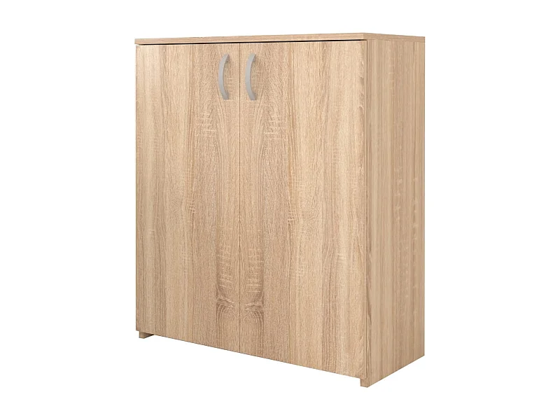 haaus Creta cómoda, 2 puertas, Roble Sonoma, 80 x 42 x 90 cm