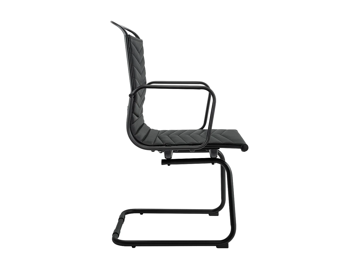 chaises oscillantes - Similicuir - Noir - Tomkin