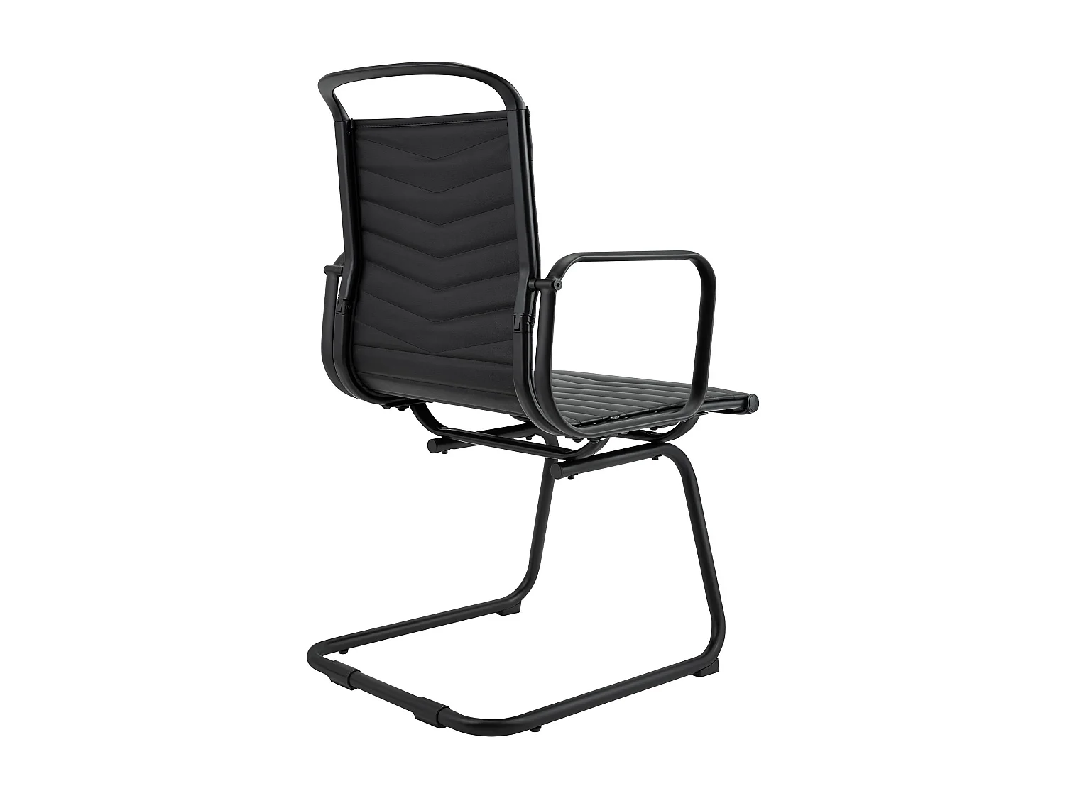 chaises oscillantes - Similicuir - Noir - Tomkin