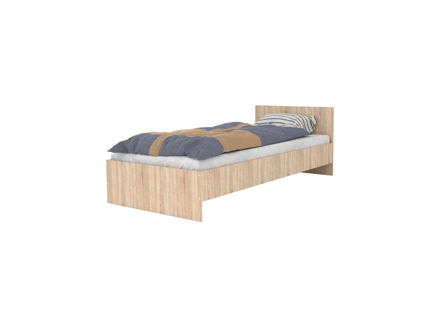 Bed Remi, 200 x 90 cm, Sonoma eiken