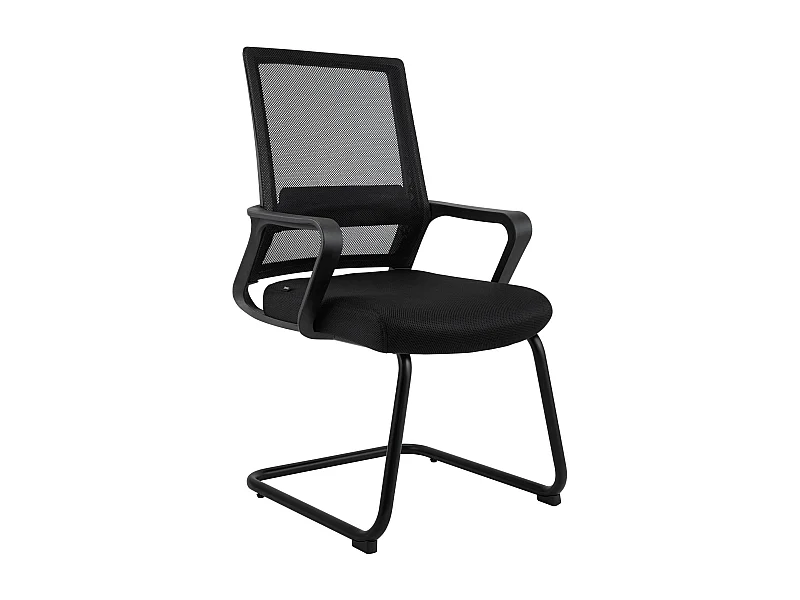 Chaise de conférence - Plastique - Noir - Hanka