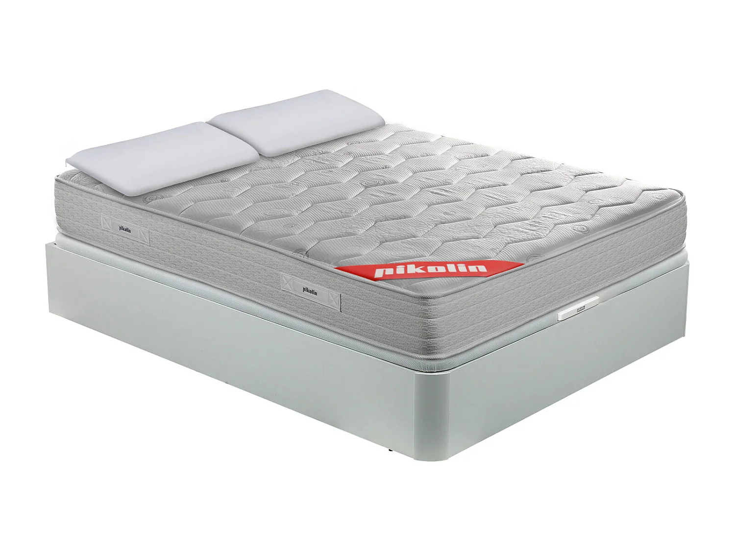 Colchón 135x190cm, canapé y almohada| PIKOLIN HR| Blanco| Montaje