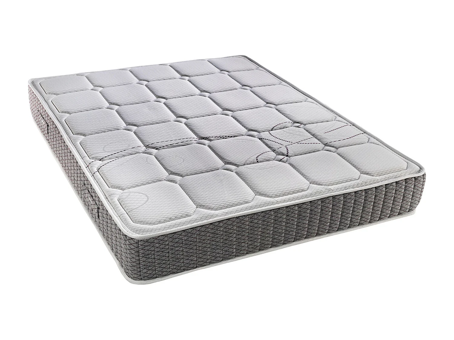 Colchão 135 x 190 cm sommier e almofada | PIKOLIN Troas | Branco | Montagem incl.