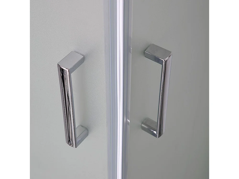 Cabine De Douche Carrée 90 X 90Cm Verre Dépoli 6Mm Coulissant | Giada