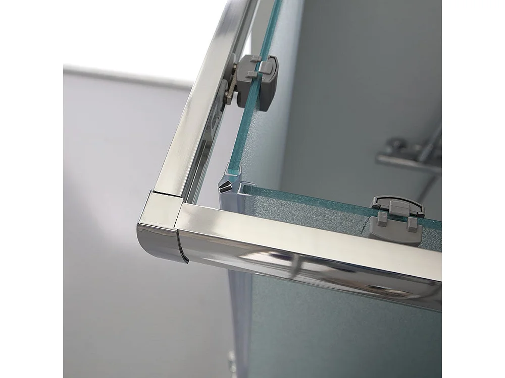 Cabine De Douche 80X80 Carrée Verre Opaque 6 Mm | Giada