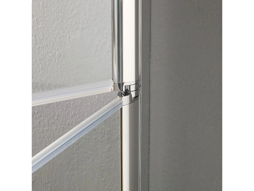 Cabine De Douche Pour  Handicapées Ou Personnes Agées 90X90 En Verre Avec Double Ouverture Battente