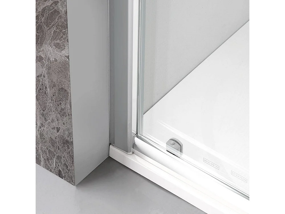 Porte De Douche 80X80 Transparent Portes Coulissantes | Giada