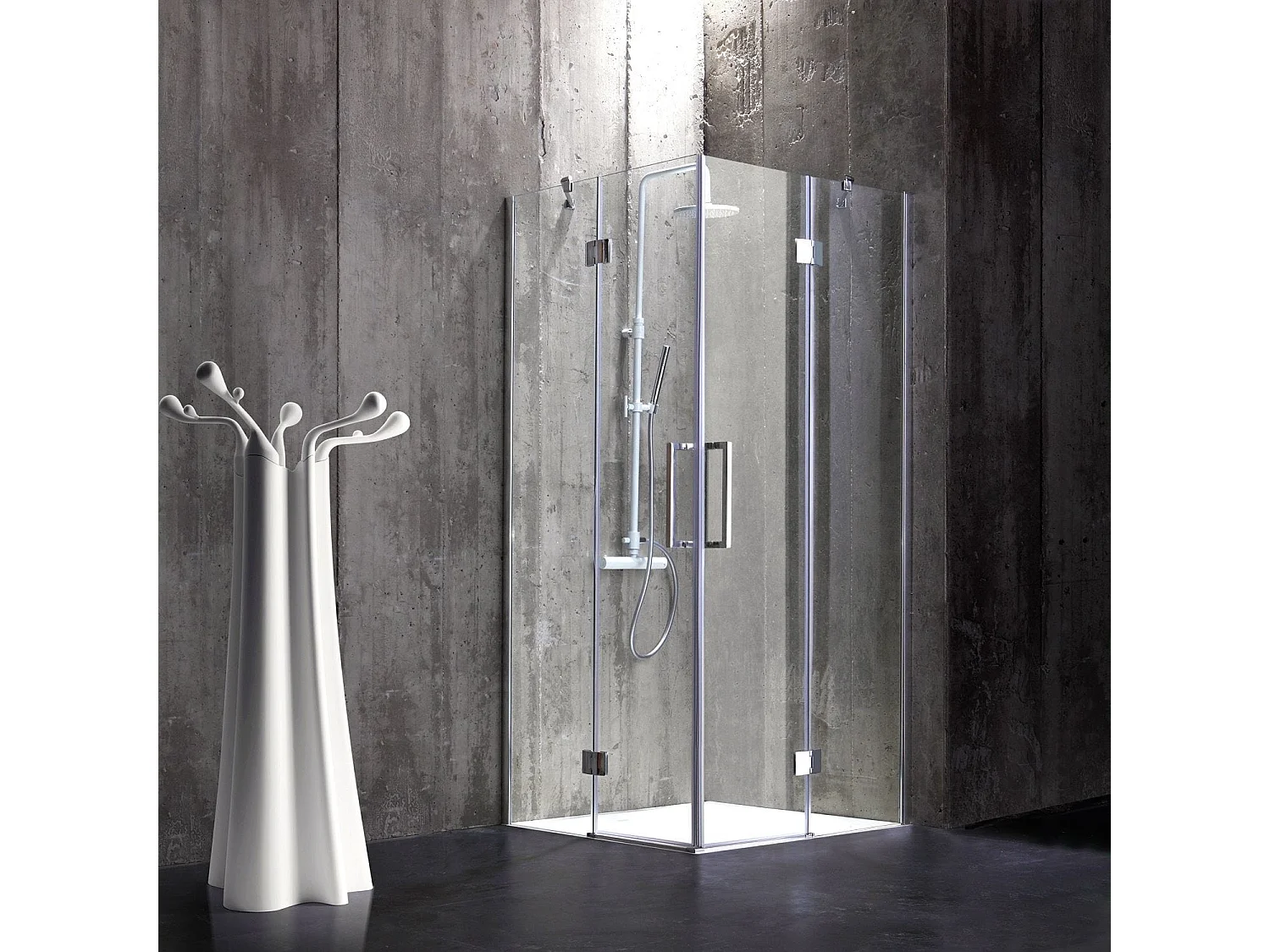 Cabine De Douche 90X90 En Verre 6 Mm Sans Structure | London 