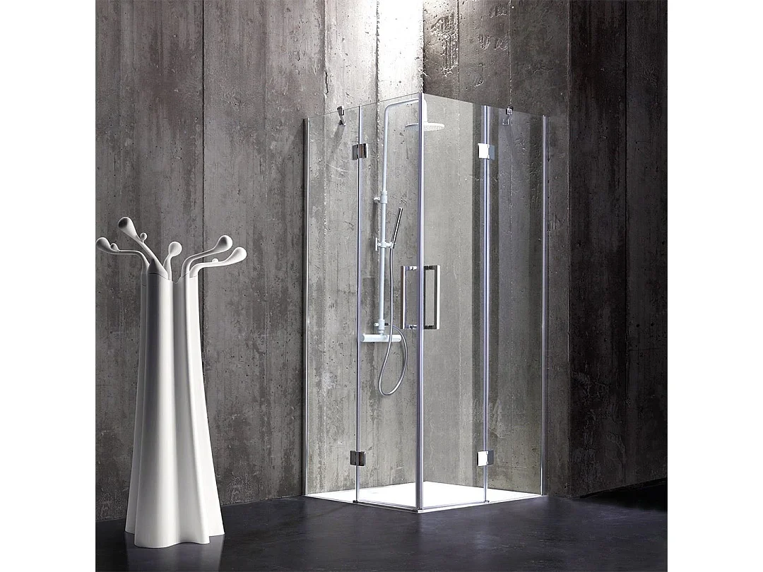 Cabine De Douche 80X80 En Verre 6 Mm Sans Structure | London 