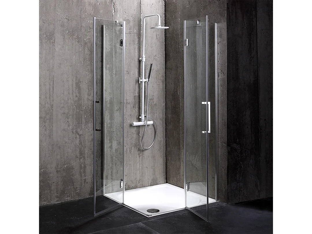 Cabine De Douche 80X80 En Verre 6 Mm Sans Structure | London 