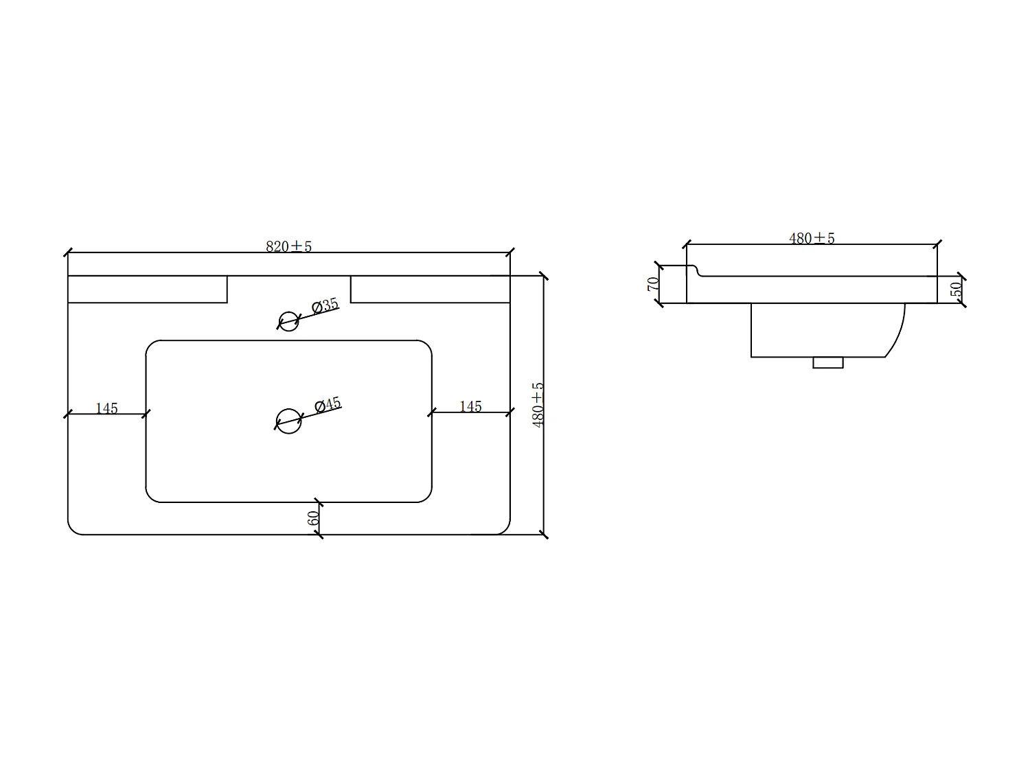 Meuble De Salle De Bain Sur Pieds 82Cm Gris Industriel Et Miroir-Armoire | Vienna